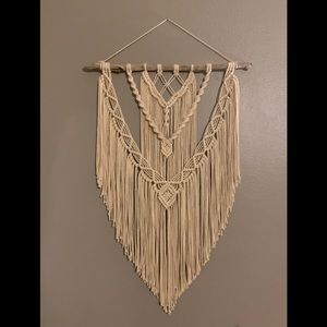 Handmade macrame wall art